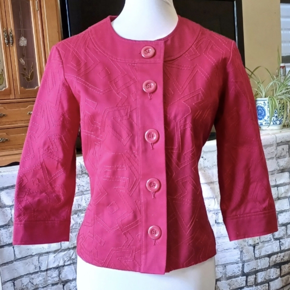 HP😘🆕Coldwater Creek Embroidered jacket - Picture 4 of 9